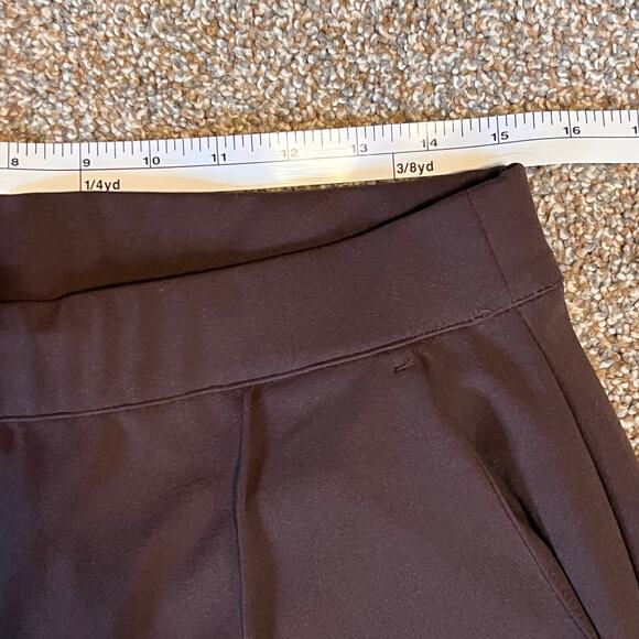 Zenana Women's Brown Dress Pants. Elastic Waist, Seam on Front, Size XL - Picture 4 of 8